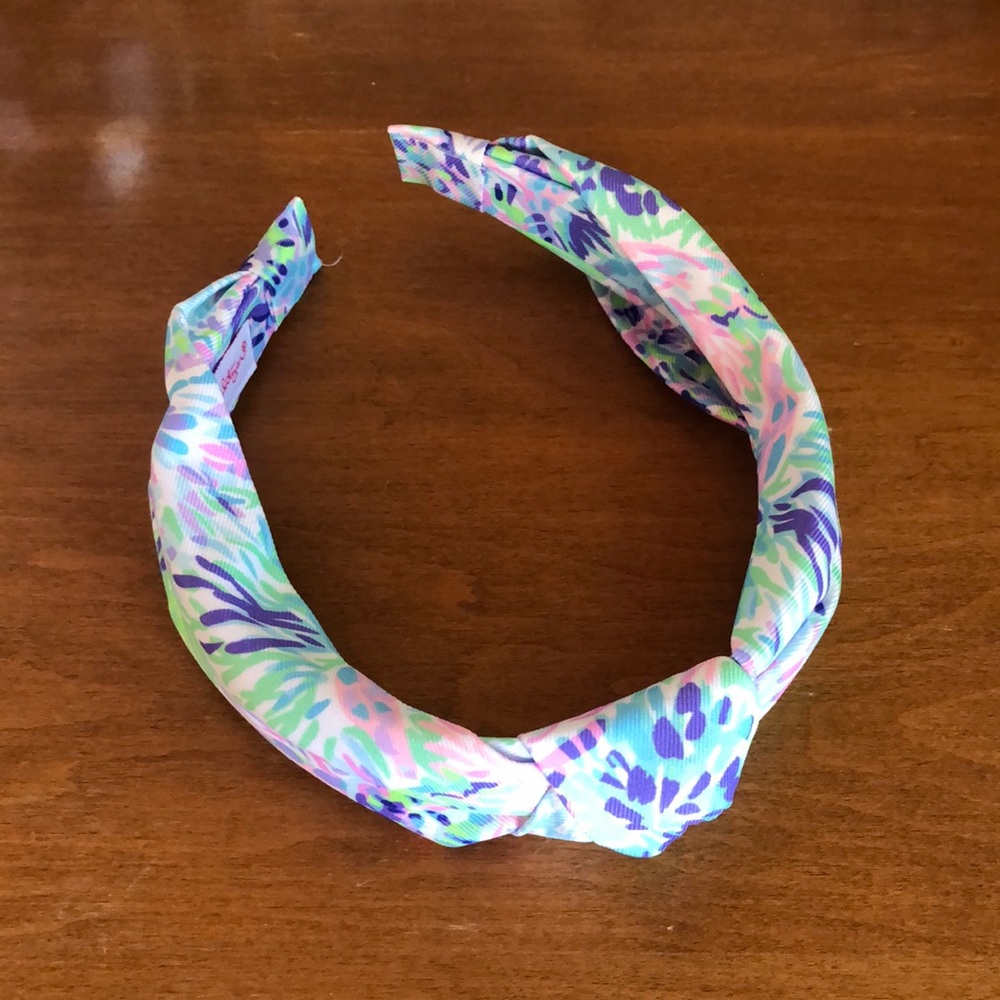 NWOT Lilly Pulitzer | Top Knot Headband | Shell of a Party - Picture 2 of 4